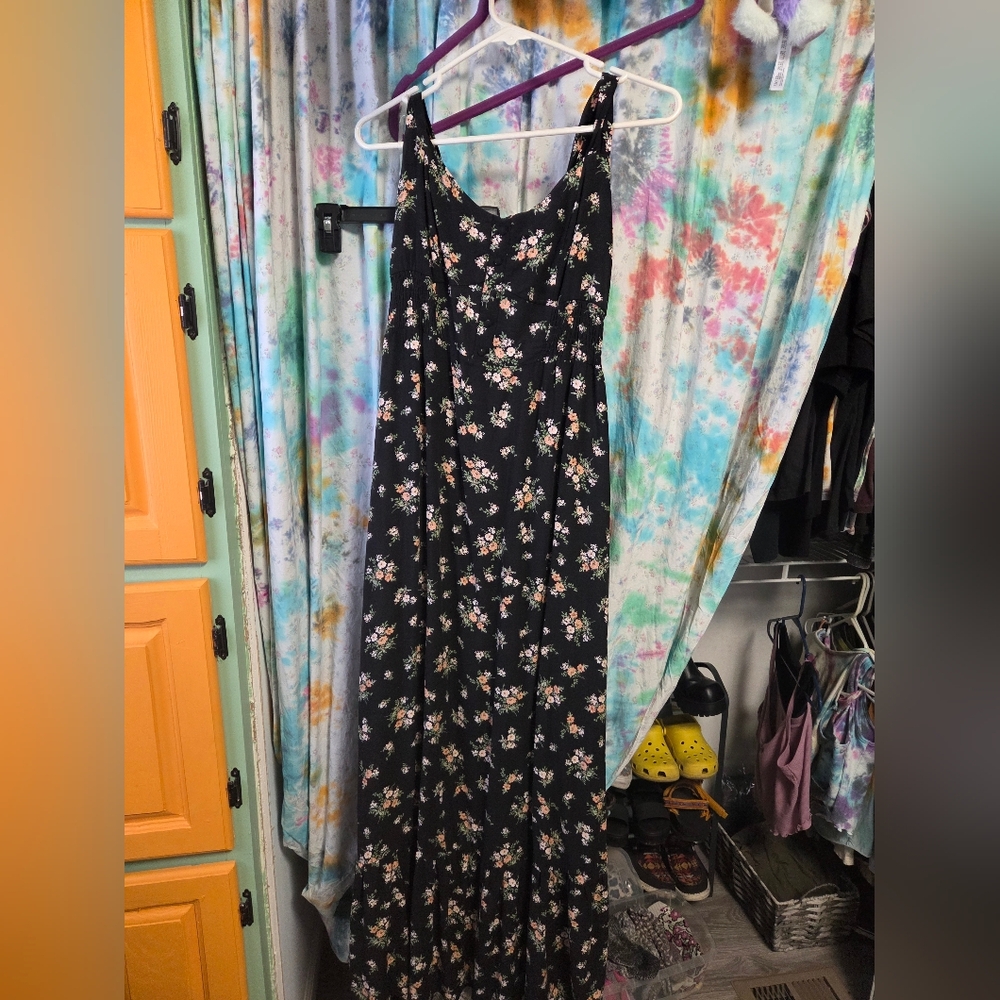 No Comment NY LA Floral Maxi Dress